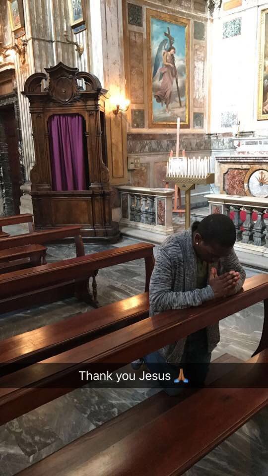 classytina4's tweet photo. My son Matthew visiting Rome on vacation. What a wonderful experience to see the Roman Empire. 
#Thisblessedme https://t.co/LNPZUhmK7j