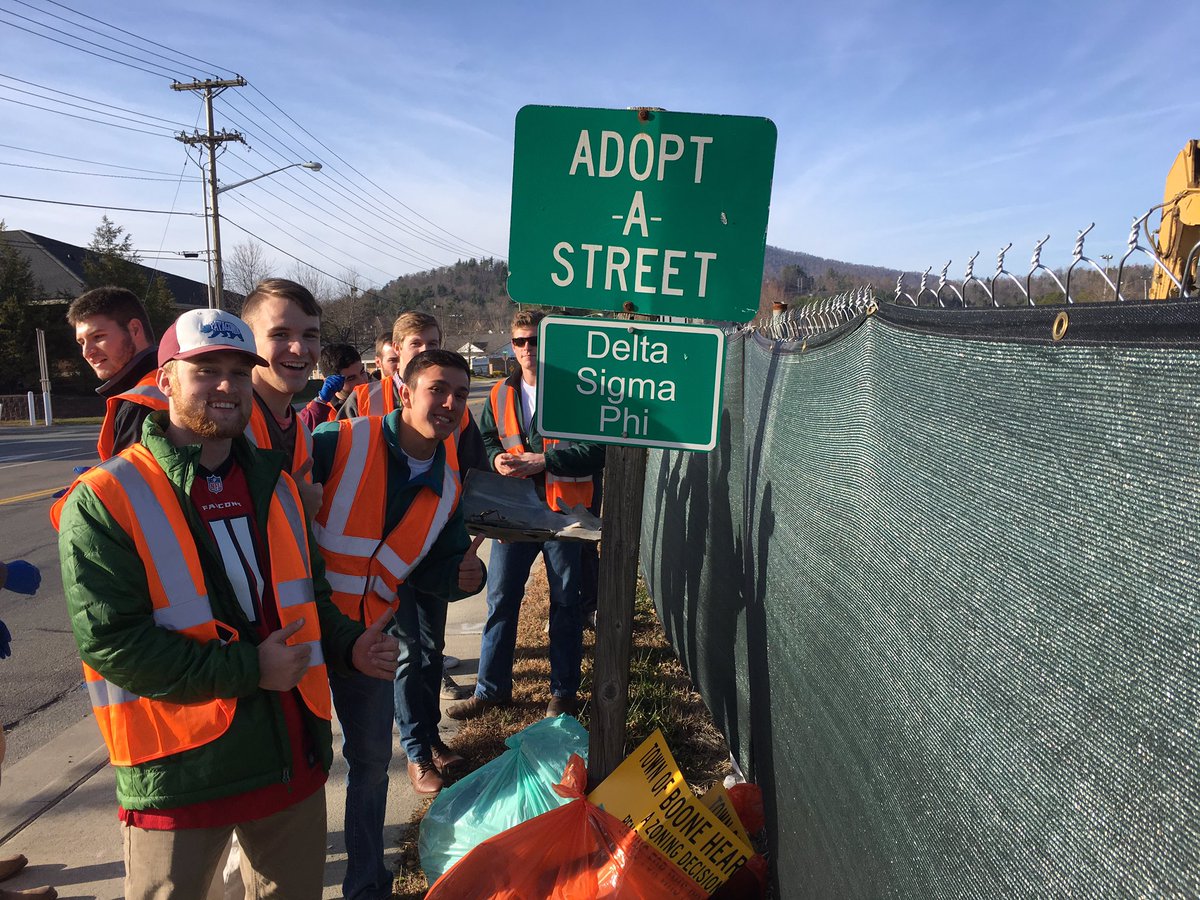 We always enjoy cleaning up our streets!