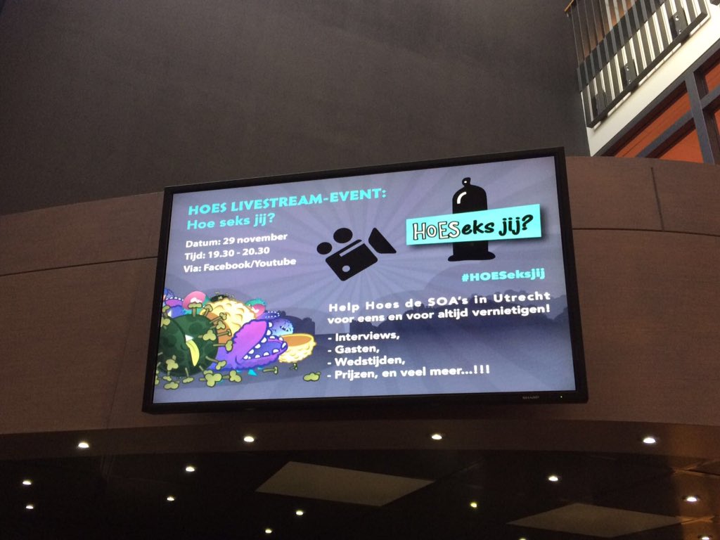 HoesUtrecht's tweet photo. @HU_Utrecht doet mee aan de Hoes-Livestream! #HOESeksjij #HOESLive https://t.co/pTzax1oX8J