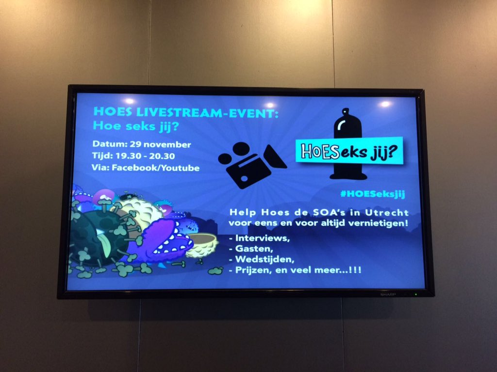 HoesUtrecht's tweet photo. @HU_Utrecht doet mee aan de Hoes-Livestream! #HOESeksjij #HOESLive https://t.co/PHIxlvdTkt