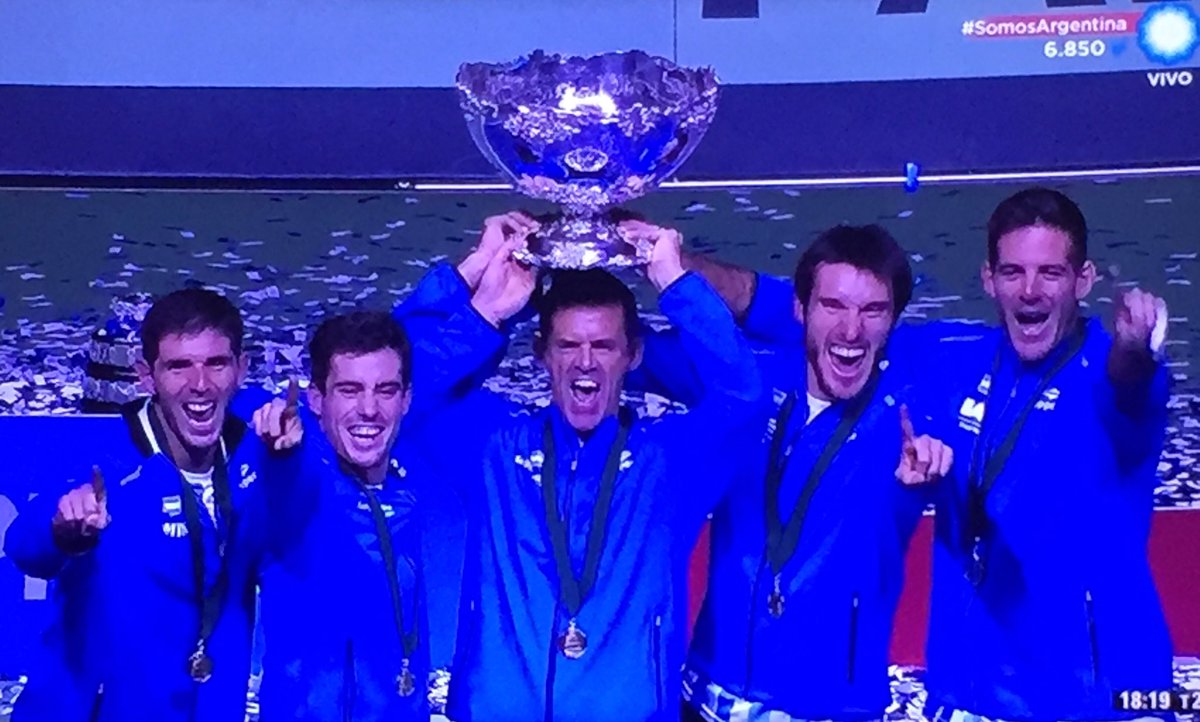 ARGENTINA CAMPEON !!!! #CopaDavis #SomosArgentina 🇦🇷