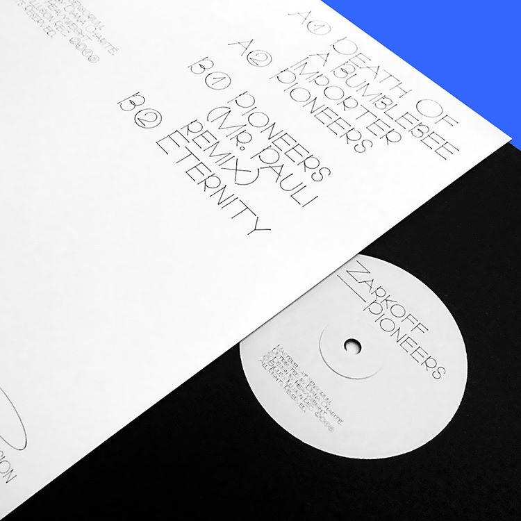 Zarkoff - Pioneers (ENDILL009)
Video: tinyurl.com/gl8cmcc
Snippets: tinyurl.com/zw6y6fd
Order: tinyurl.com/h85t9ad