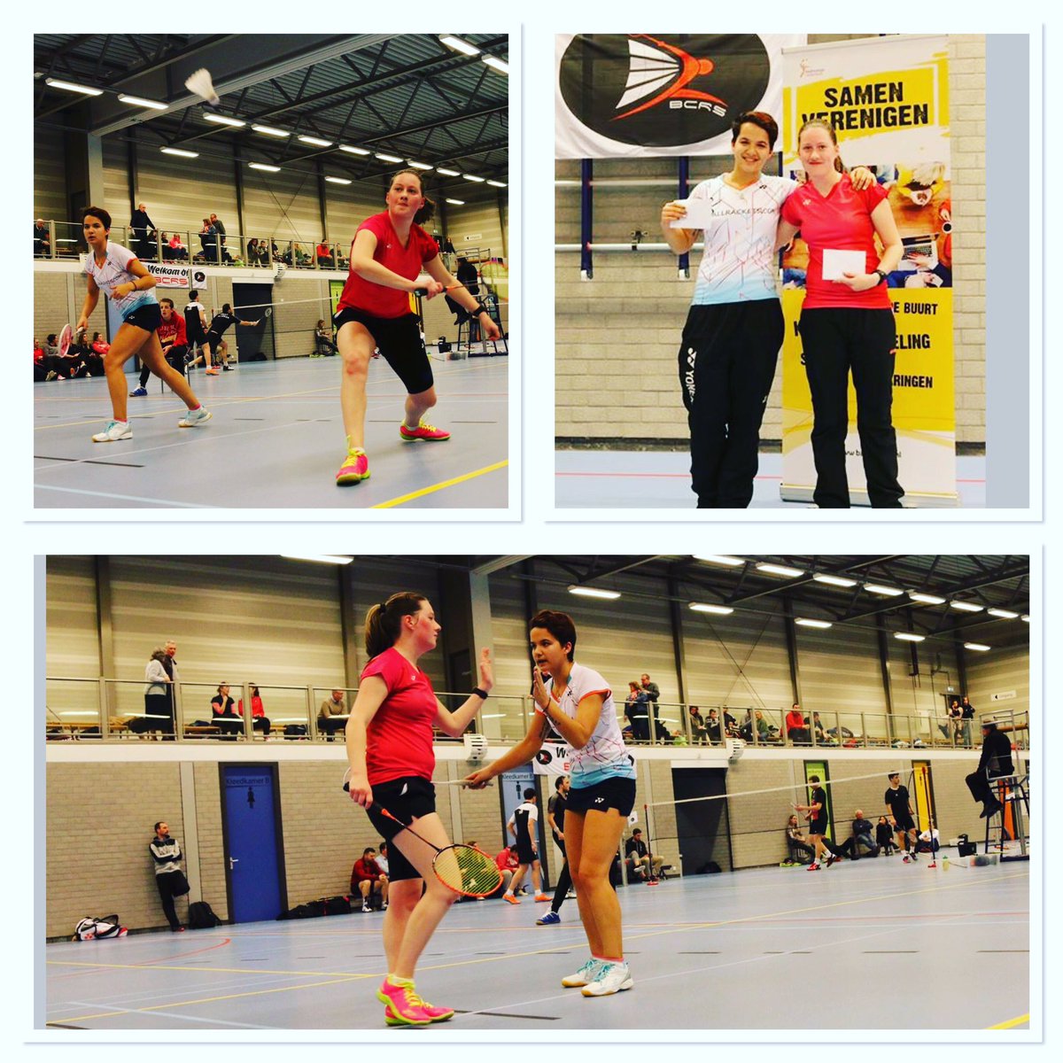 iris_vlijmen's tweet photo. Dit weekend het RSK gespeeld! Helaas in de mix in de halve finale eruit maar 2e in de dubbel geworden #allrackets #yonexbenelux #badminton https://t.co/WNu0WX6Rvl