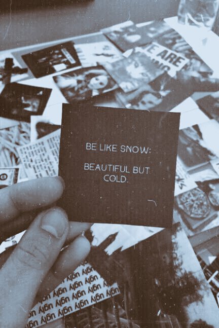 arianabasha's tweet image. #belikesnow #beautifulbutcold #moodoftheday #quote