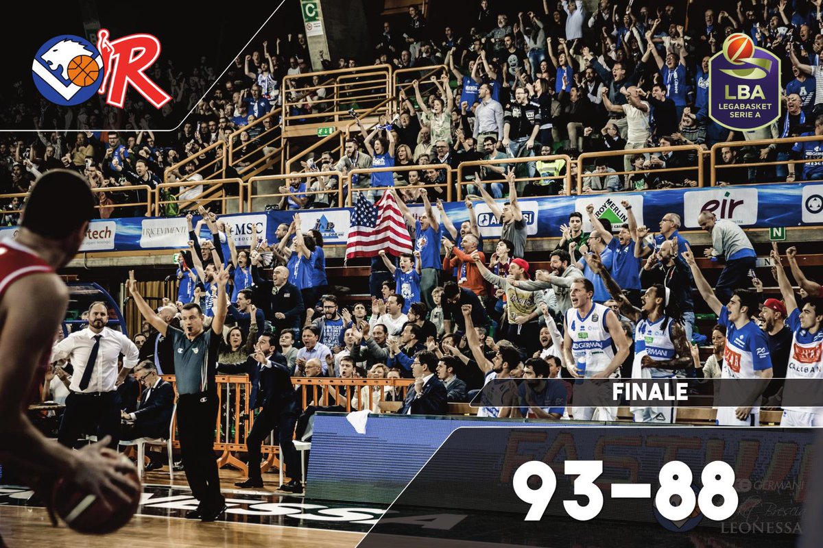 GermaniBrescia's tweet photo. Legabasket, finale al PalaGeorge: Germani Basket Brescia vs @PallacReggiana 93-88. 28 punti per @Mlandry11, 22 per Burns #GoLeonessaGo https://t.co/RiRPQxipMh