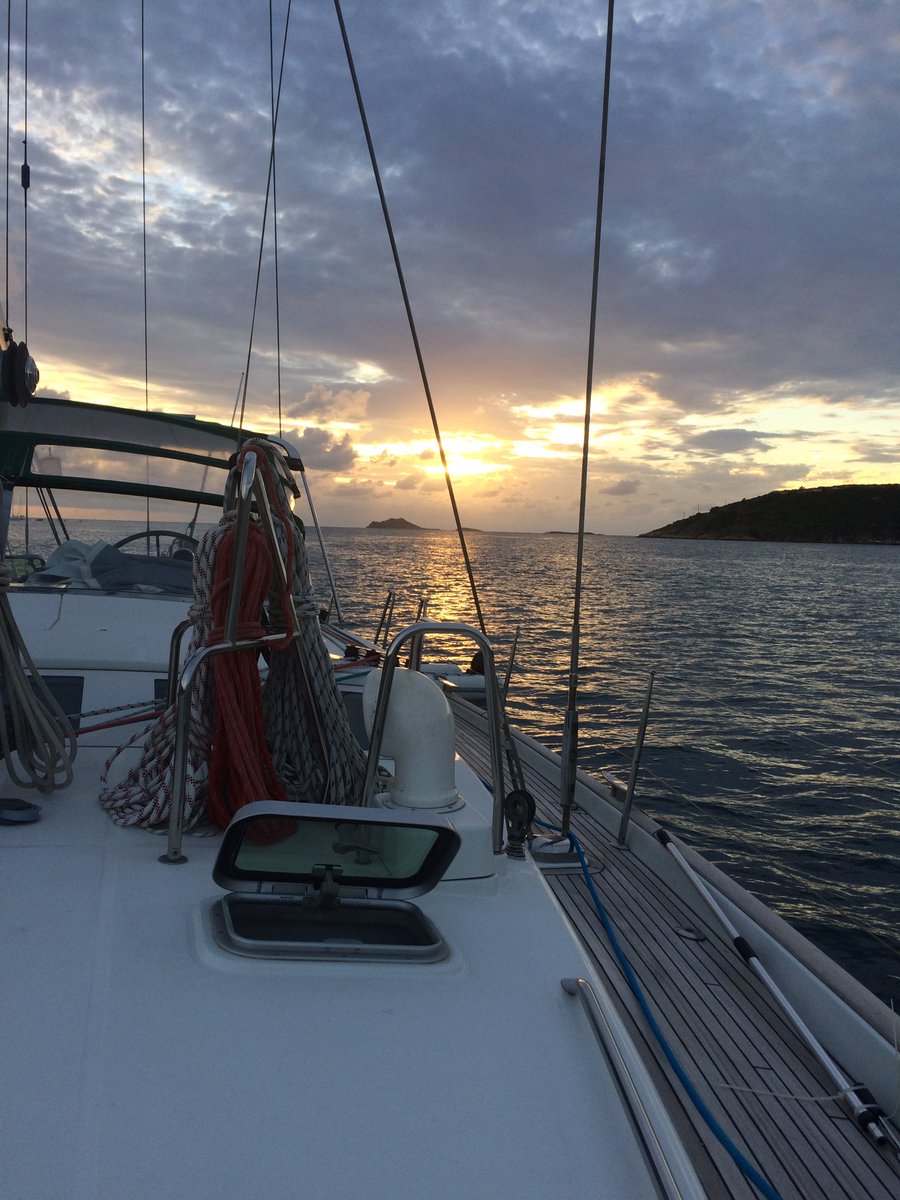 SailStarlight's tweet photo. Sunset St Thomas https://t.co/O1GRf9DjFq