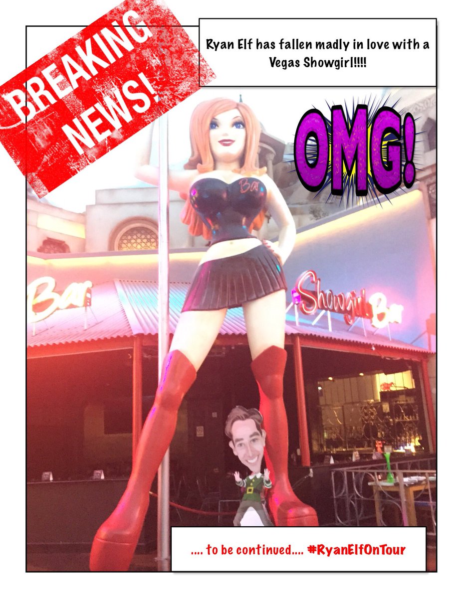 AudgeFitzHagan's tweet photo. The Adventures of #RyanElf in Las Vegas..... #LateLateToyShow #RyanElfOnTour #ToyShowSnap https://t.co/eEESgKJKfn