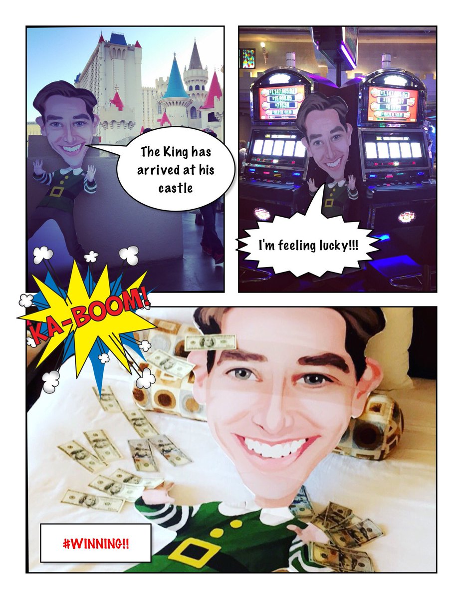 AudgeFitzHagan's tweet photo. The Adventures of #RyanElf in Las Vegas..... #LateLateToyShow #RyanElfOnTour #ToyShowSnap https://t.co/eEESgKJKfn