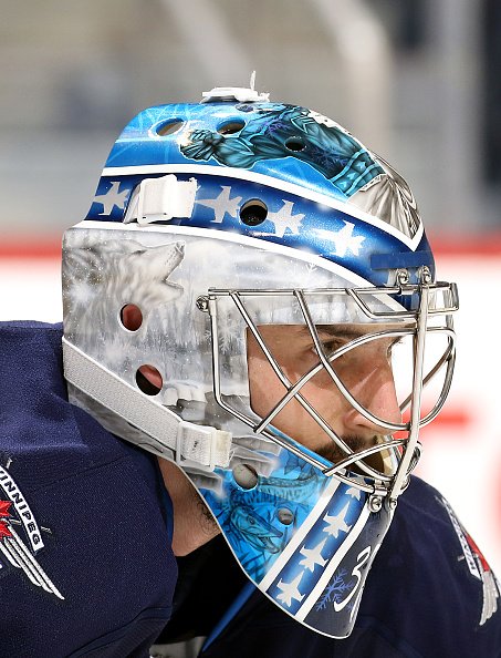 NHLPR's tweet photo. Connor Hellebuyck (42 SV) became 3rd in @NHLJets franchise history to make at least 40 saves in a shutout (Pavelec x2, Mason). @EliasSports https://t.co/YJoXxHTtHW