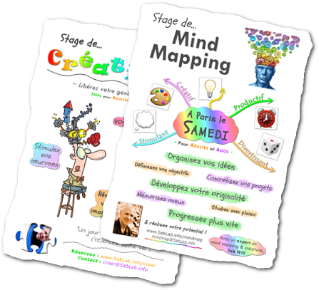 MindMapMad's tweet photo. 😃 WEEKENDS MIND MAPPING &amp; CRÉATIVITÉ à Paris en Français avec Mappeur FOU Sab Will💡 https://t.co/RZ5wQWFz3W @iMindMap @Biggerplate #mindmap https://t.co/Brzt83MApk