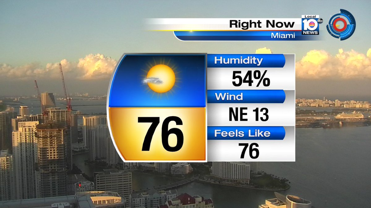 What an evening! @TrentAricTV has the gorgeous forecast on Local 10 news now... https://t.co/o5C7Hlb8yH