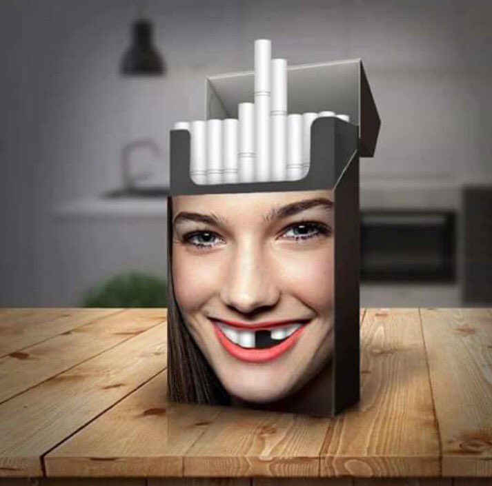 AliceVachet's tweet photo. [#Design] Un #packaging créatif pour dissuader de fumer ! #AntiTabac https://t.co/a2xdTRPDUH