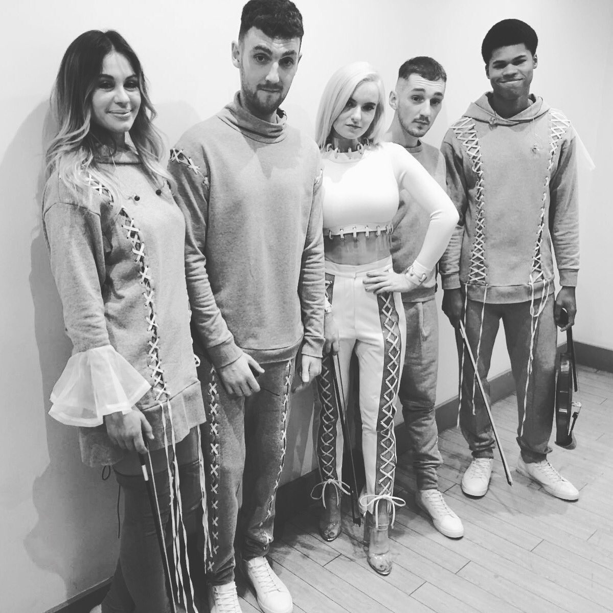 cleanbandit's tweet photo. Thanks everyone who tuned in to the @TheXFactor #XFactor that was SO MUCH fun. Our first live performance with @Annemarie and @duttypaul 😍😍😍 https://t.co/Vy8YoyLW9L