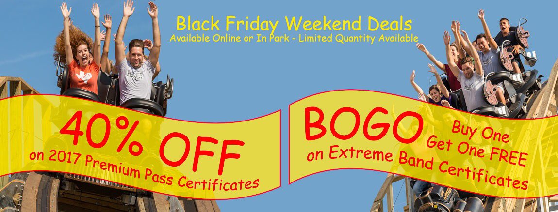 zdtamusement.com/blackfriday Last day for #BlackFriday weekend deals! Purchase online by midnight or at the park by 6PM!