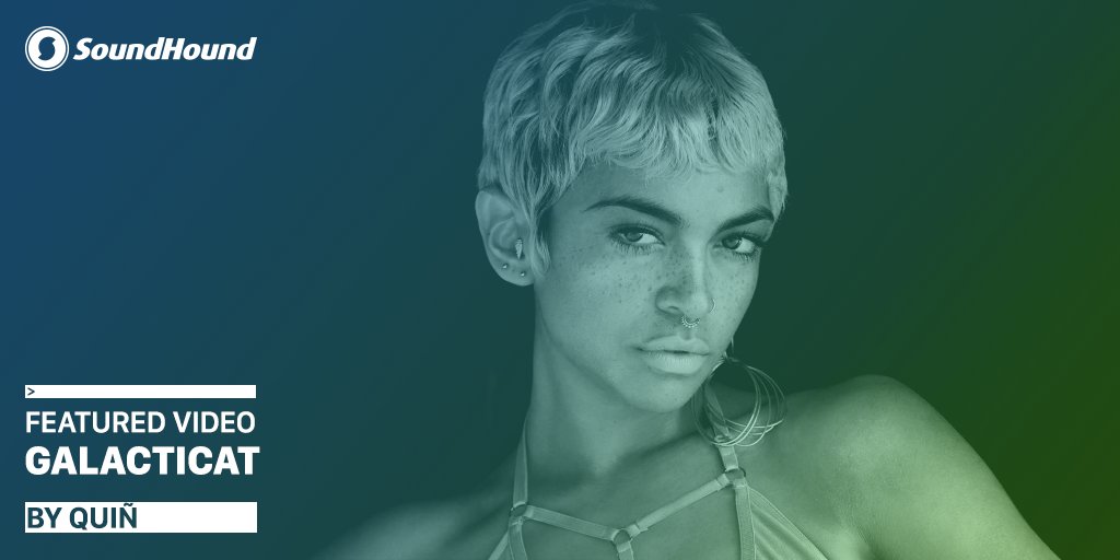 SoundHoundApp's tweet photo. The enrapturing QUIÑ (@THEQUINCAT) shares an equally enthralling video for #GALACTICAT! Watch now in SoundHound: https://t.co/f7Z3qLqqW8 https://t.co/VRVTQYDyL7