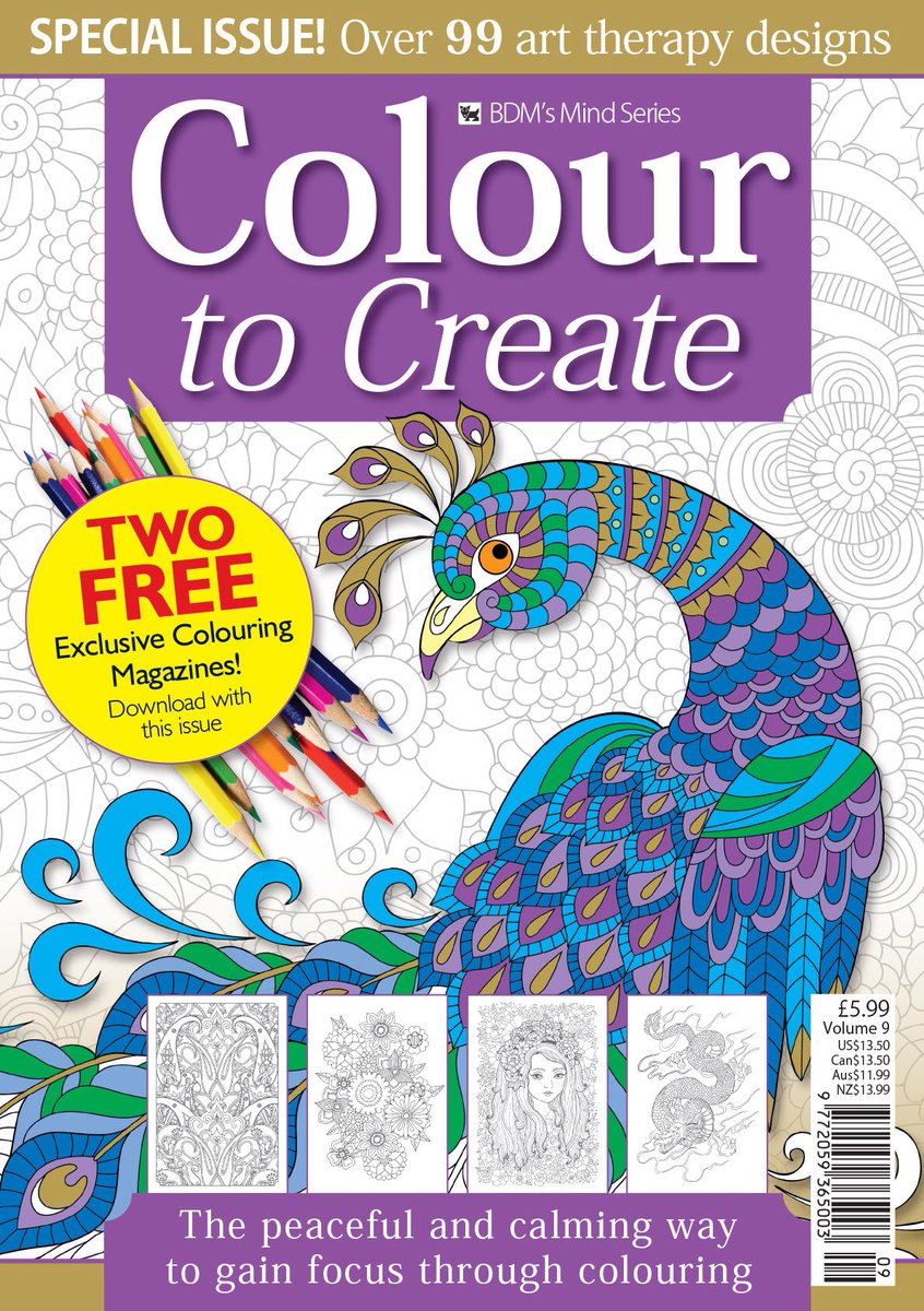 BDMColourCreat's tweet image. Special bumper issue of Colour to Create from BDM Ltd on sale now. Visit here to buy direct: bdmpublications.com/titles/colour-…