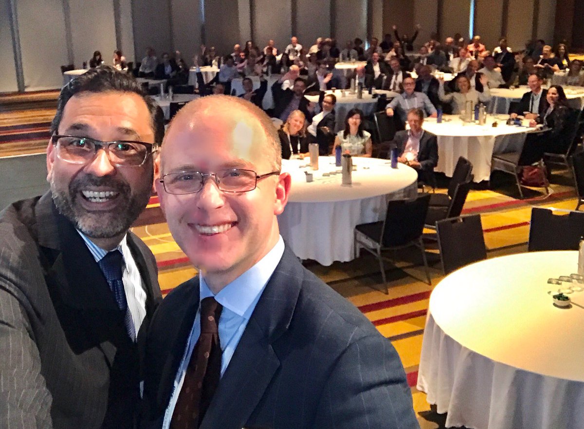 TobyTravanner's tweet image. #GovCore #Stageselfie with Simon Pordage, President, at 33rd Conference opening. Shout out to the &apos;black top&apos; photo bomber right at the back