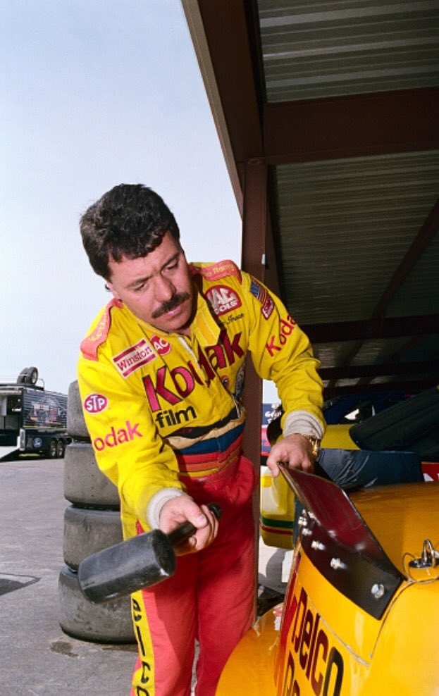 NASCAR Memories on Twitter "Ernie Irvan works on his car during the