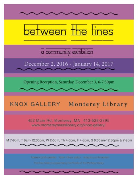 Knox_Gallery's tweet photo. join us Saturday Dec 3 6-7:30 opening #BetweenTheLInes community Group Show https://t.co/esUgMfRpuP