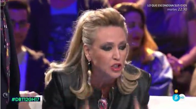ghoficial's tweet photo. .@LydiaLozanoOf :"Es tremenda Adara. ¿Se tiene que meter en todo? Ahora no venía a cuento" #DBT12GH17 https://t.co/B9rq2CQ9Cb