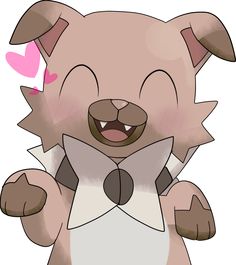 Rockruff_'s tweet image. _es feliz al estar con su entrenadora_