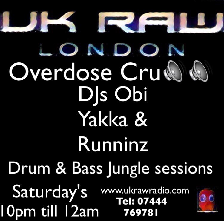 DJObi_DnB's tweet photo. @UkRawLondon Every Saturday #ukraw #ukrawradio #jungle #dnbculture #dnblover #dnbculture #dnbnight #dnbmusic #dnbfamily #dnbhead #dnb4life https://t.co/8xfkWHKqio