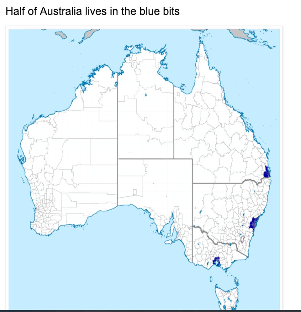CC_CASHMORE's tweet image. Half of Australia lives in the blue bits.