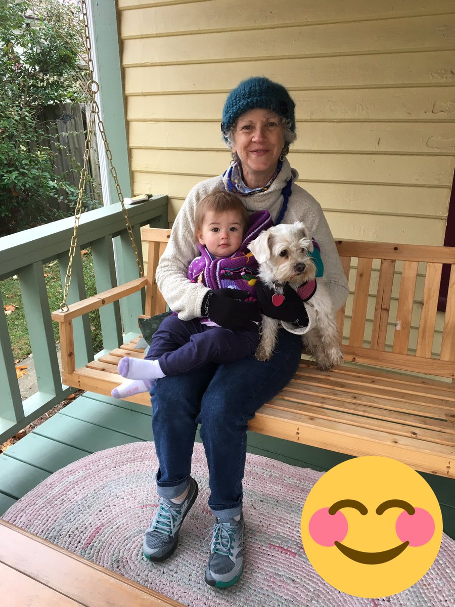 Porch sitting w/ a couple of my favorite girls