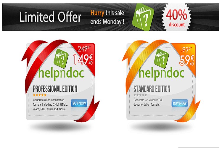 HelpAuthSoft's tweet image. #HelpNDoc is an easy to use yet powerful #HelpAuthoring environment. Don’t miss the #BlackFriday 40% #Discount: ow.ly/fmLQ306wGTo