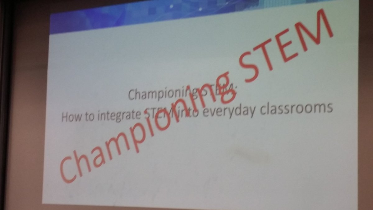 barretmj's tweet photo. #CuttingEdgeSTEM conference @Griffith_Uni ... @STEM_Champion Grant Smith on How to #integrateSTEM into everyday classrooms https://t.co/WvvHfqdjLo