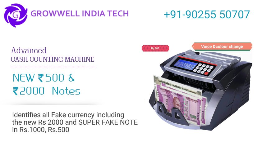 GrowwellIndia's tweet photo. #currencycountingmachine #Currency #Cash #cashcountingmechine #loosenotecountingmachine
https://t.co/iyf6TcDYhn https://t.co/xDkLfjwEq5