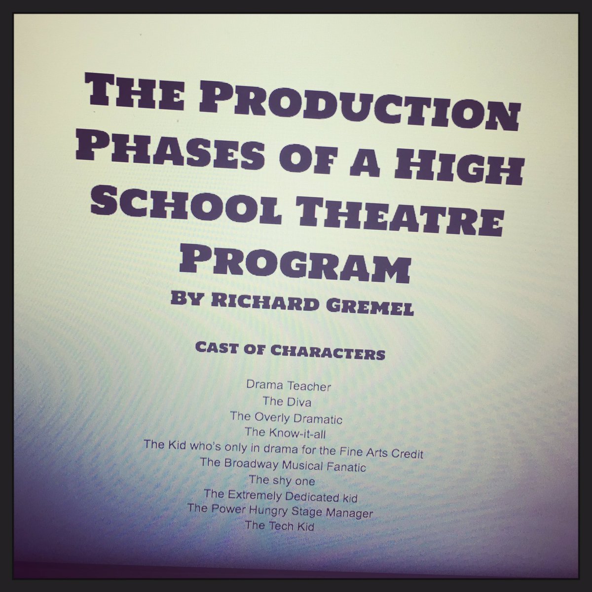 gremelplays's tweet photo. Started writing a new play.  Very excited to see how this one turns out.  #playwright #theatre https://t.co/2icNGte26h