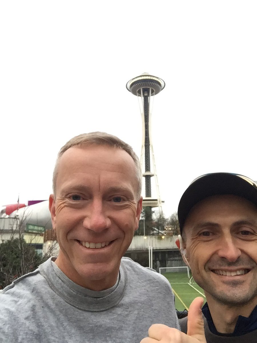 chriscbates's tweet photo. Thanks Seattle for not raining (too hard) during today's marathon. https://t.co/FHhcoTBUw2
