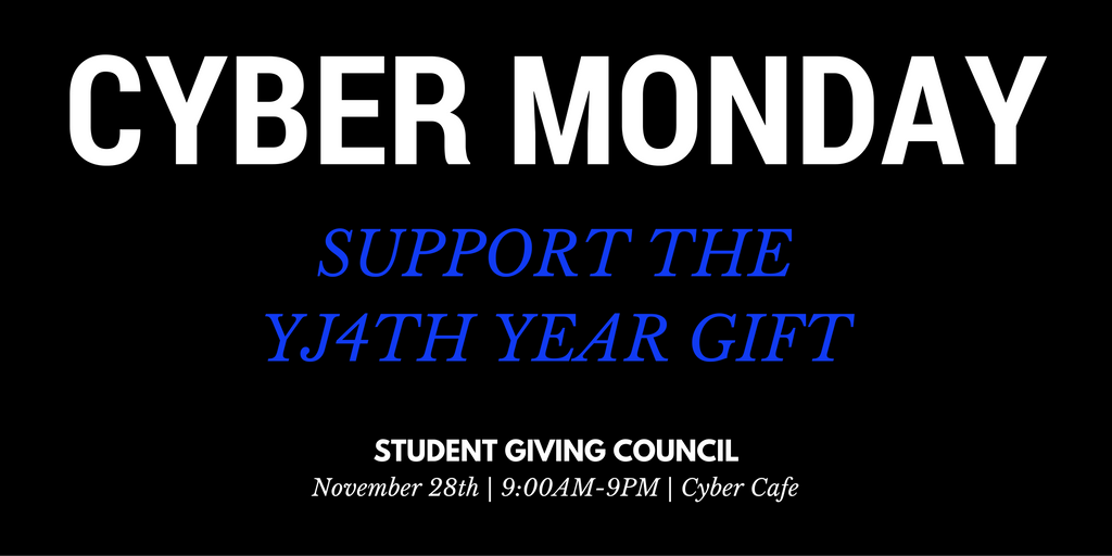 BWStudentGiving's tweet photo. Join us tomorrow in the Cyber Cafe for Cyber Monday! https://t.co/wUak4cxwRE