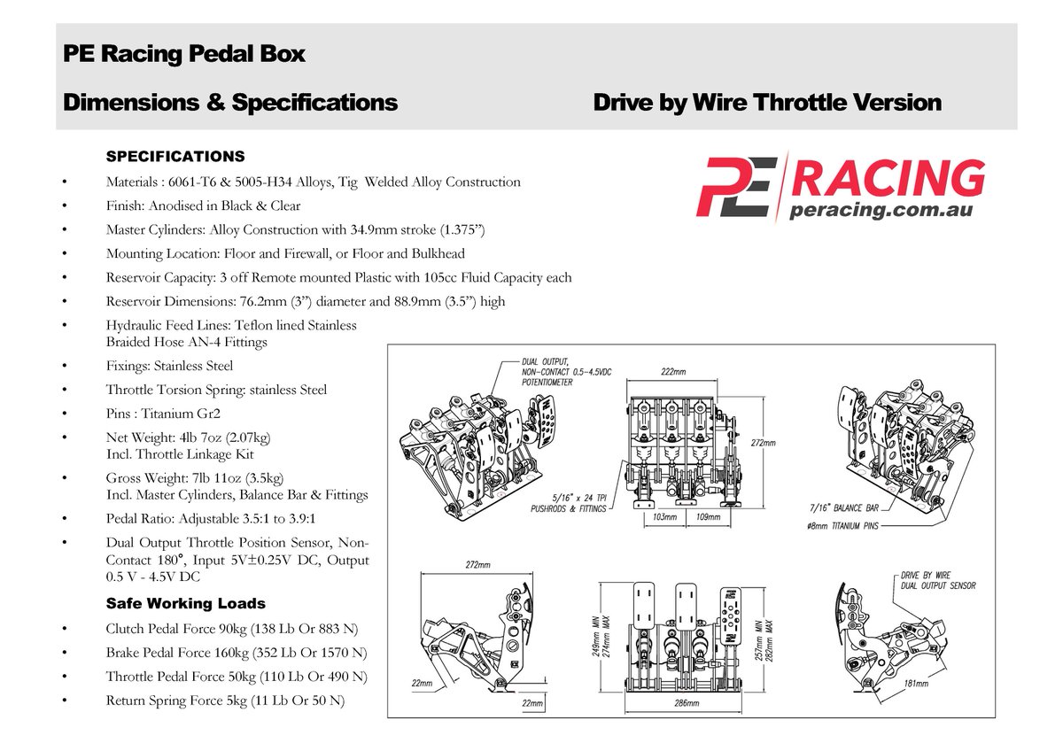 PENGINEERING1's tweet photo. You like Numbers &amp; Tech info?
Latest #PEracing specs &amp; data:
For our FBW Throttle kits,
Available for Auto &amp; Manual #PedalBox kits.
@prishow https://t.co/rddru7SylY