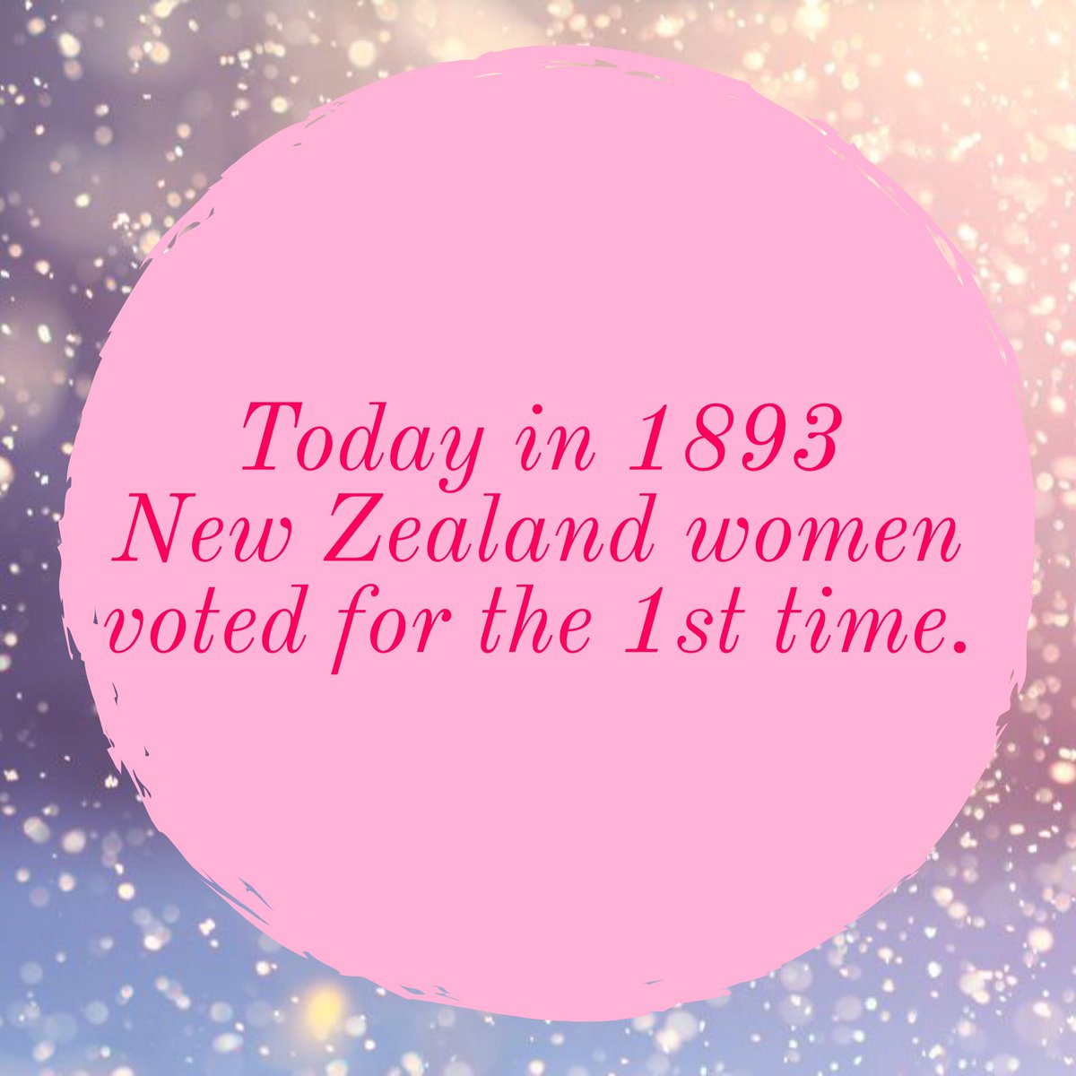 TheresaGattung's tweet photo. Celebrating all the New Zealand suffragettes who campaigned for women to be able to vote. 123 years ago today #worldwomen17 https://t.co/tD9GKh385S