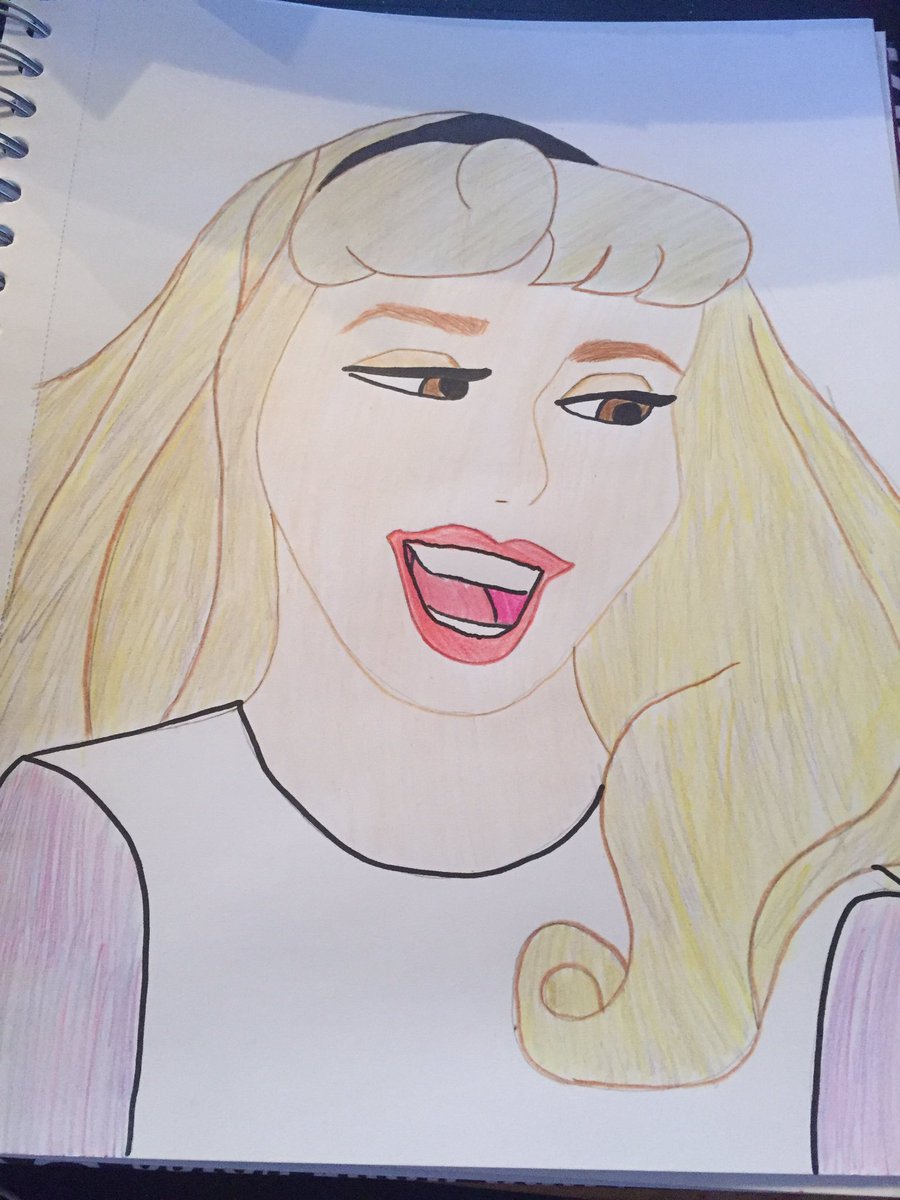 TheeOriginal4's tweet photo. I was bored and drew us as Disney Princesses -Sam https://t.co/qbyXPmxImf