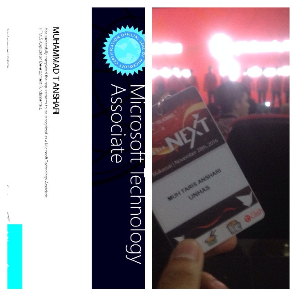 taarhis's tweet photo. Alhamdulillah ... Thanks #IndonesiaNext2016 kapan lagi dapat sertifikat Internasional gratis + acara kerennn abiss https://t.co/8283zjeDyo