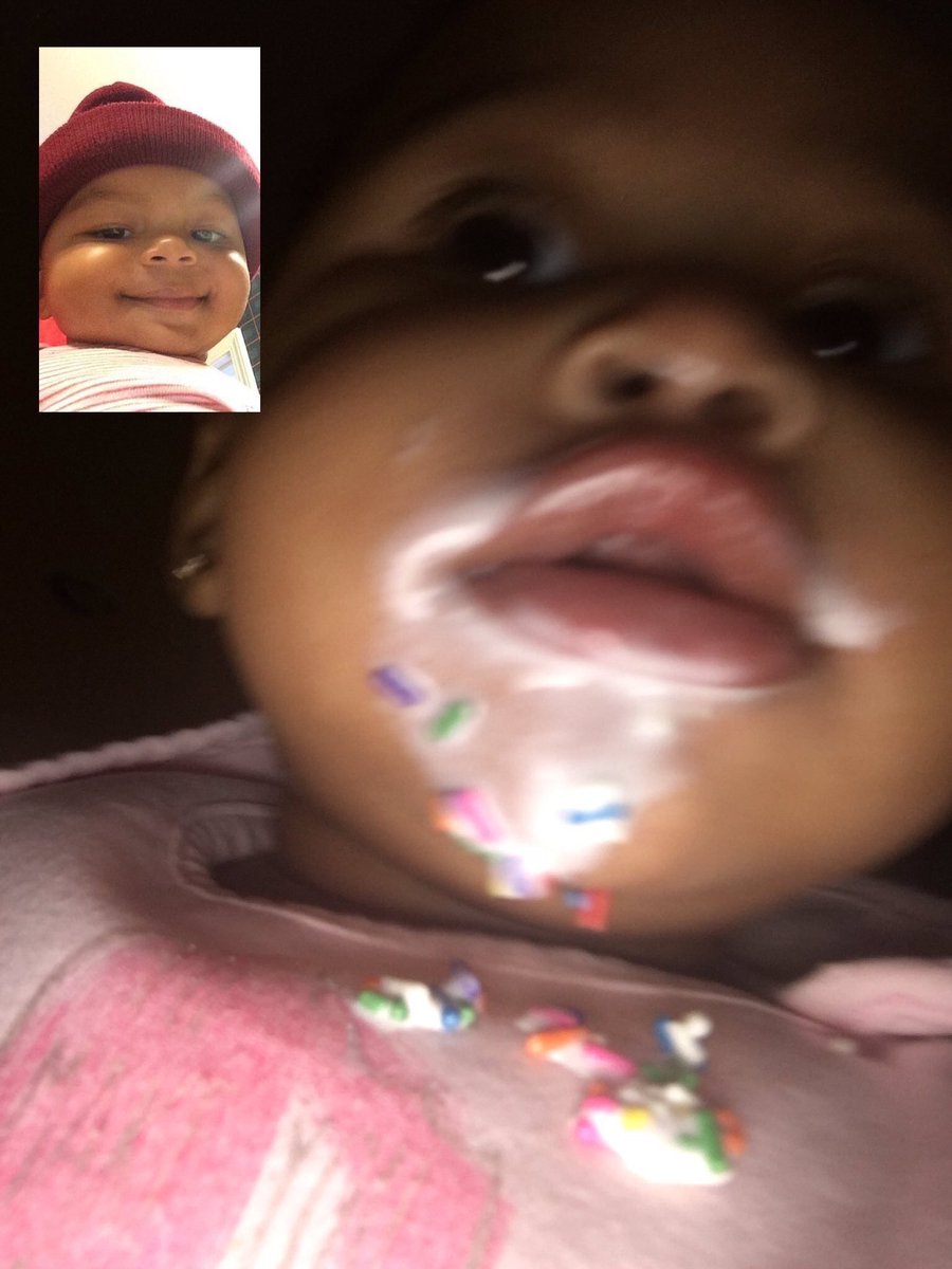 NathanZed's tweet photo. when you on FaceTime with her and you just watching her eat but she still look cute as hell https://t.co/xNqF2e5YOK