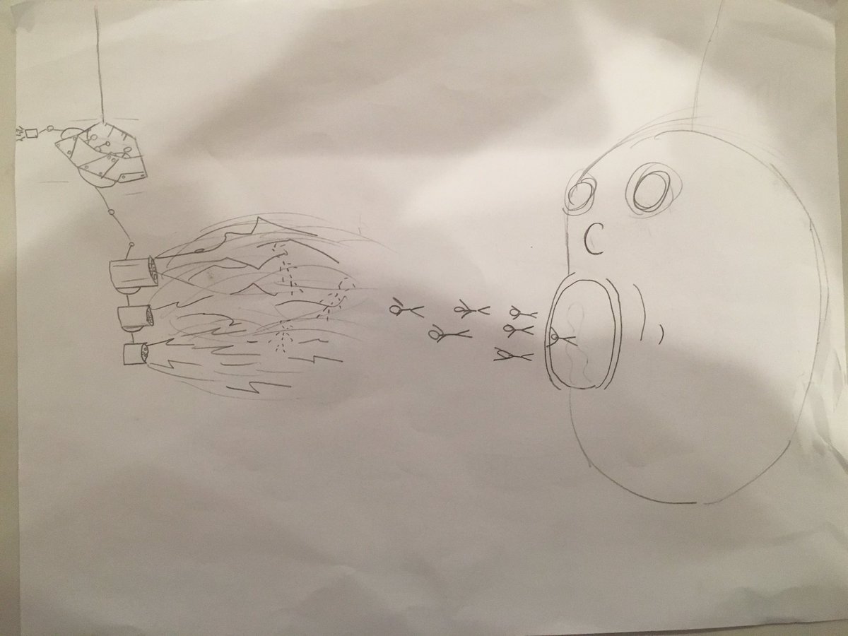 RobertKirkman's tweet image. So apparently my son is doing freelance work on @RickandMorty ?