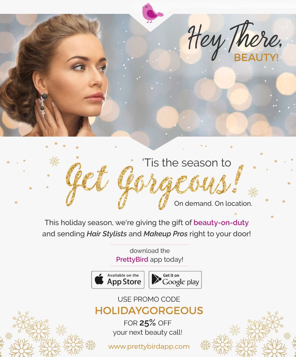 PrettyBirdApp's tweet photo. #HolidayGorgeous with the #PrettyBirdApp https://t.co/jL3arQFjpD