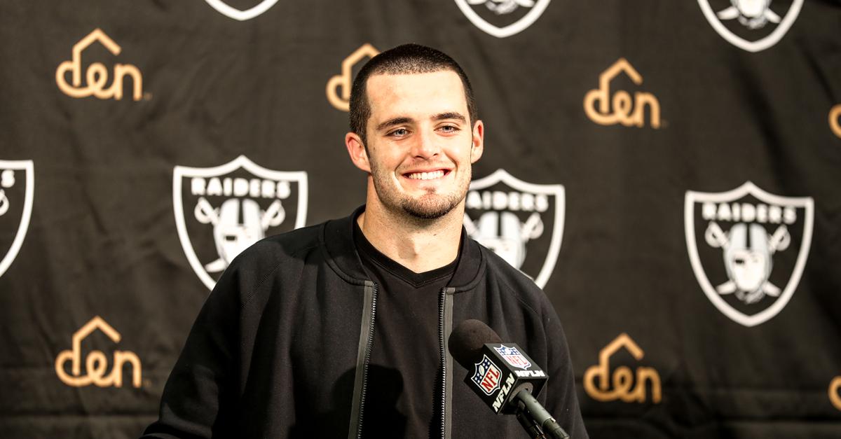 "The thing that makes my day is watching the fans celebrate...I'm so happy for our fans." - <a href="/derekcarrqb/">Derek Carr</a> 

Watch: bit.ly/2gx92Bb