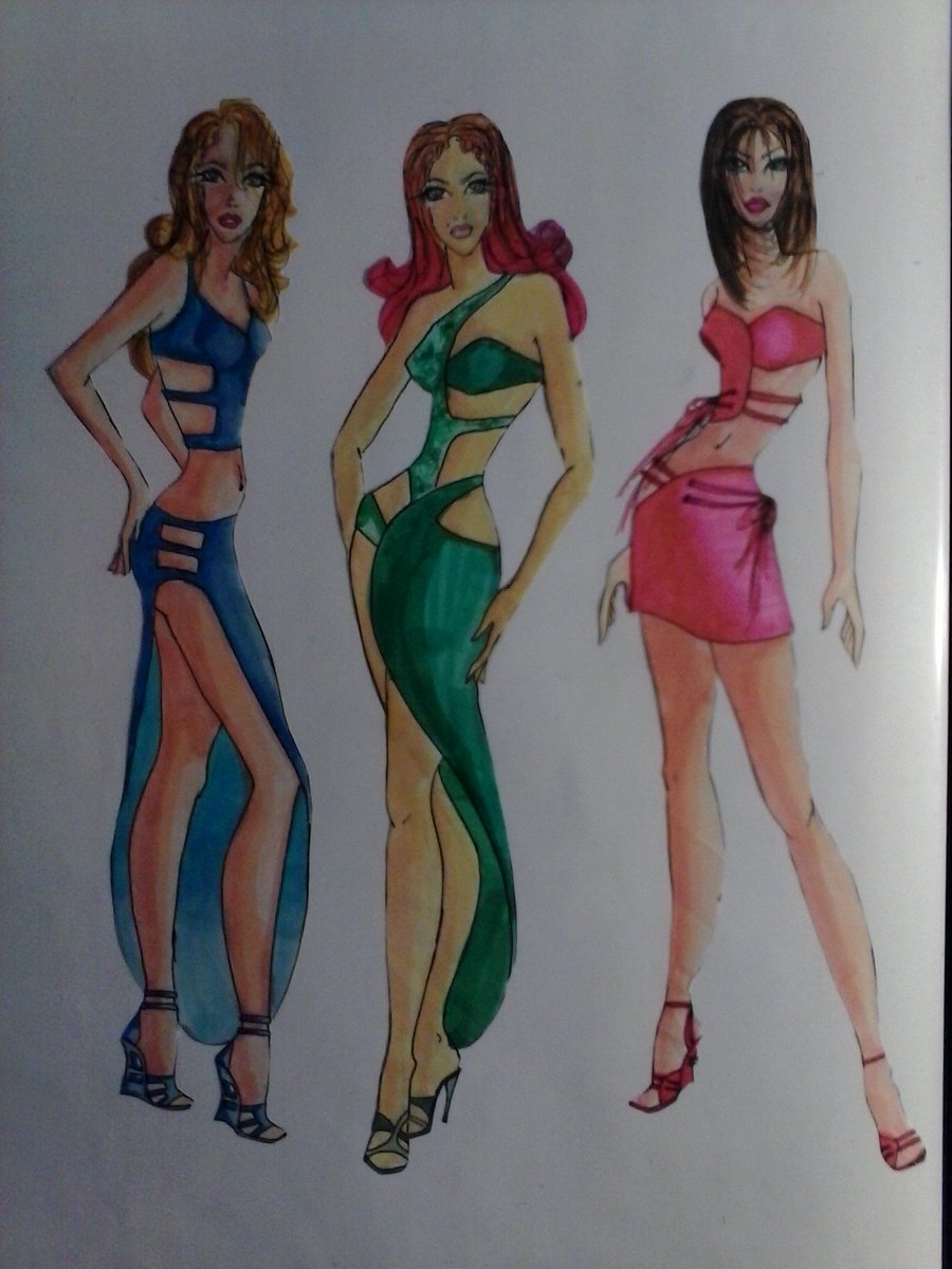 TamArtCreate's tweet photo. #ColorfulCutOutDrawing by me #MatchingArtsyShoes #PartyGirl https://t.co/8JXCVas6kB