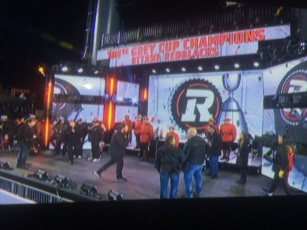 umbisons's tweet photo. Congrats to Bison alum @KDidely and former Bison coach Bobby Dyce winning Grey Cup with Ottawa REDBLACKS!
#gobisons https://t.co/ddqasHvL9G