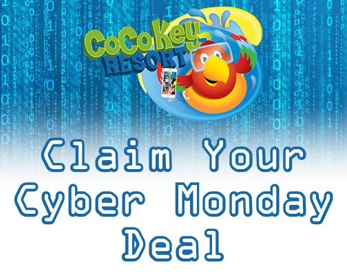 OMACocoKey's tweet image. Our Cyber Monday deal has arrived! Hurry and claim your $89/night rates + 4 free water park passes while you can! hubs.ly/H05hbLK0