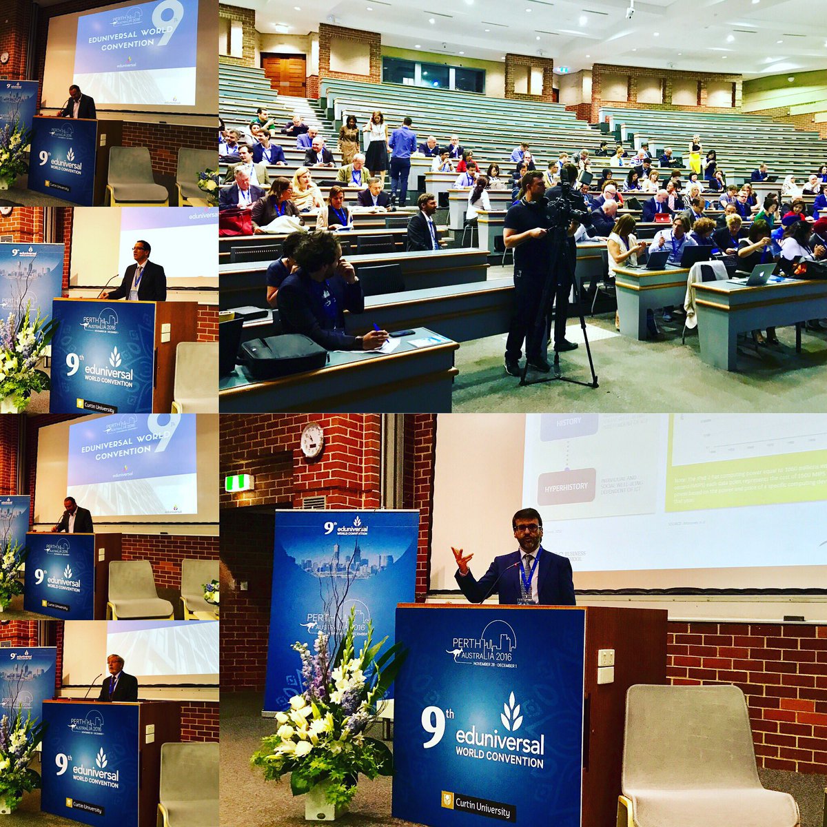 coignardP's tweet photo. Ouverture de la 9ème convention mondiale Eduniversal à Perth. J1: l'innovation dans l'enseignement supérieur. #EWC16 https://t.co/9p1LYm4RRb