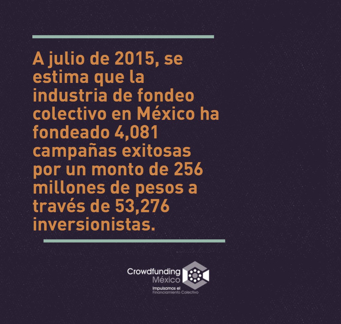 RT <a href="/crowdfundingmex/">Crowdfunding México</a>: #MesDeLaInclusiónFinanciera  Conoce más de esta industria disruptiva en crowdfundingmexico.mx