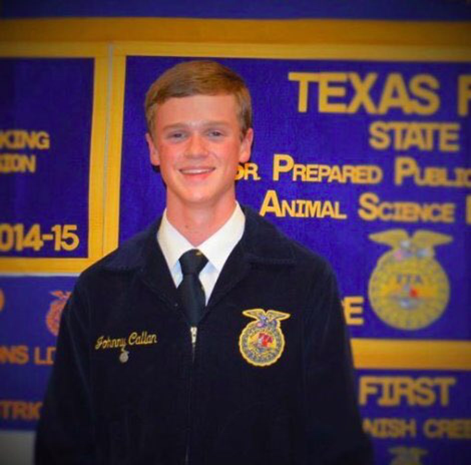 ffa4hsubtweets's tweet photo. "Johnny, a great role model and even better leader Thank you for  impacting our lives. Please pray for Area IV and Jacksboro chapter" https://t.co/zLEfQMlIRE