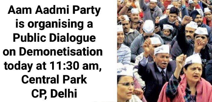 meenalj189's tweet image. AAPMaharashtra: #ModiKilledCommonMan AAP holds a dialog with comman man on #DeMonetisation. AAP does it democratic…