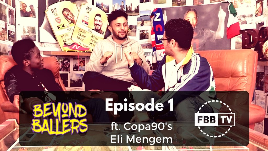 FBeyondBorders's tweet photo. 🎥 NEW RELEASE: #BeyondBallers Ep. 1 #FBBYouthVoices crew with Copa90's @ElMengem! → https://t.co/9KIalSINl0 #FBBTV https://t.co/MyEXBmR7N3